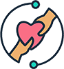 heart-hands icon