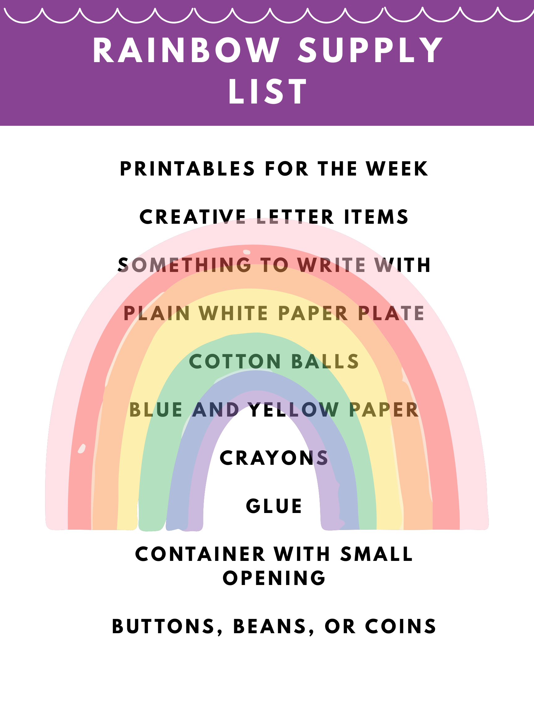 supply list