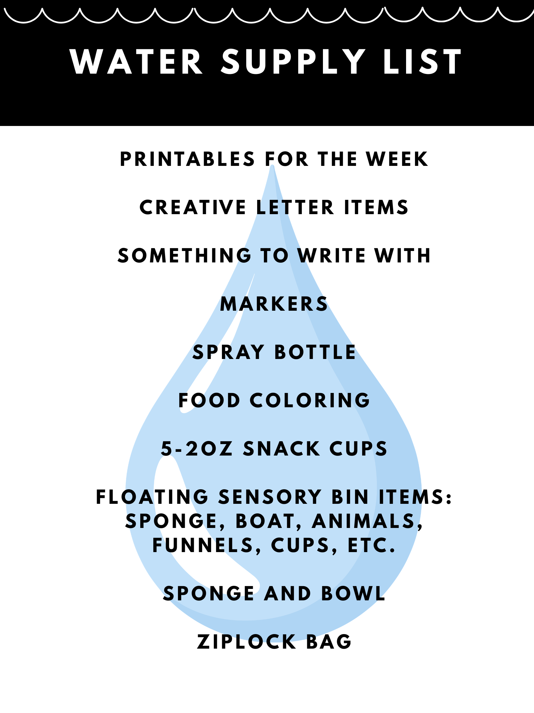 supply list
